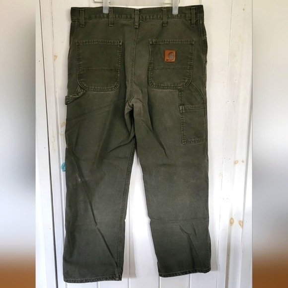 Carhartt Carpenter Work Duck Canvas Pants - Picture 6 of 12